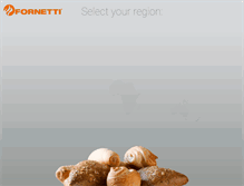 Tablet Screenshot of fornetti.com